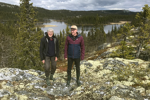Fint på den ubetydlige Hulderhaugberget
