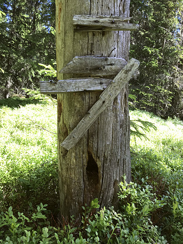 Gammel stimerking på toppen