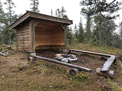 Gapahuken ble ferdig i år, 2022.