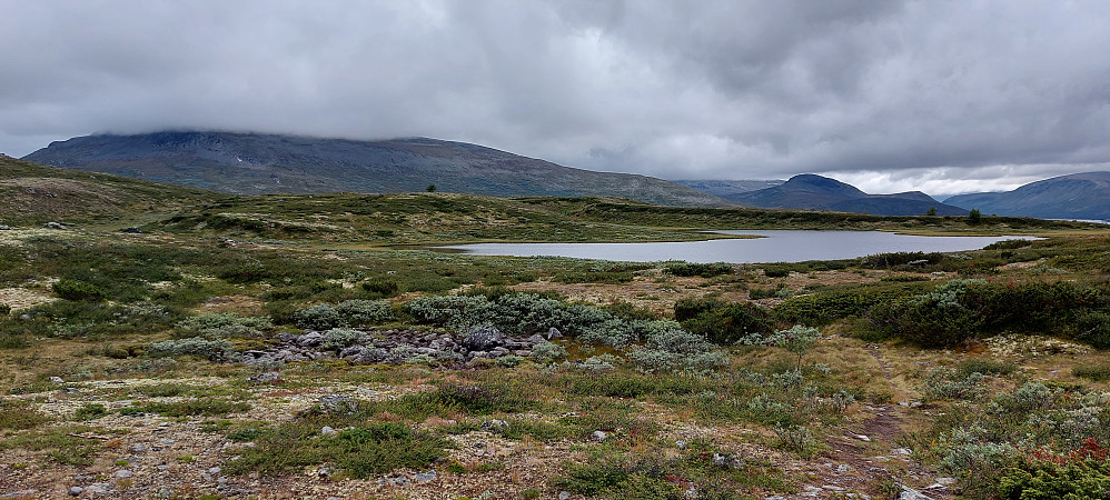 Austhøi (1589) lå godt inne i skyene hele dagen