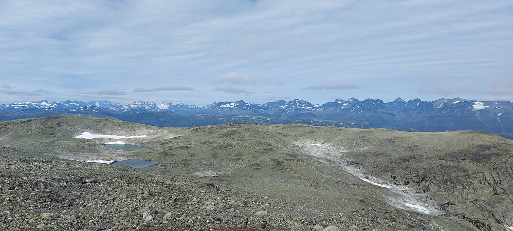 Panoramautsikt mot Jotunheimen