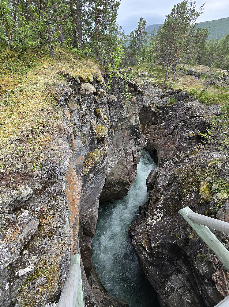 Dramatisk gjel ved Finnbruan