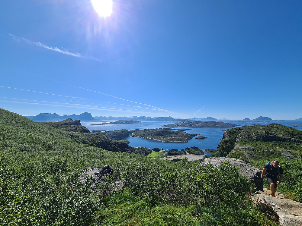 Rødøybassenget fra toppen av sherpatrappa