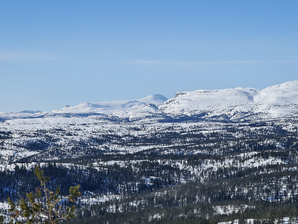 Gaustatoppen fra Lifjell