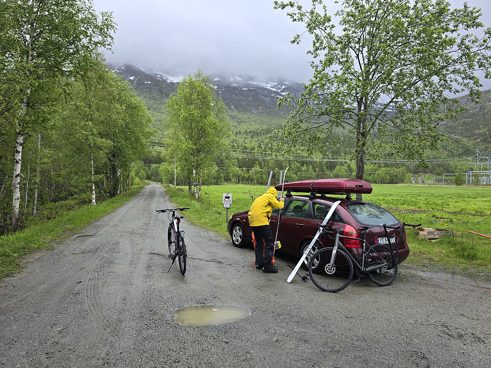 Klar til avreise fra Fjellbu