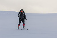 Vindfull dag i fjellet