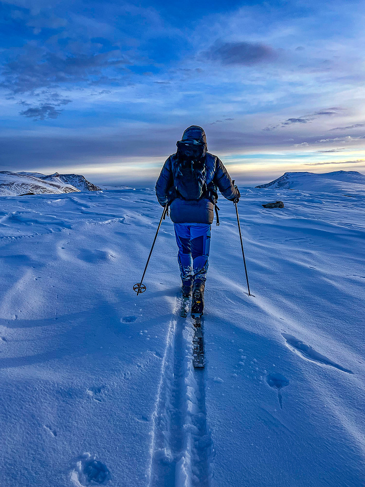 På vei opp Smådalsfjellet