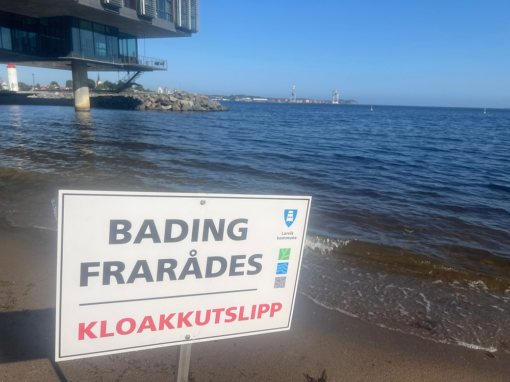 Jeg tenkte å avslutte med et bad, men ombestemte meg kjapt!