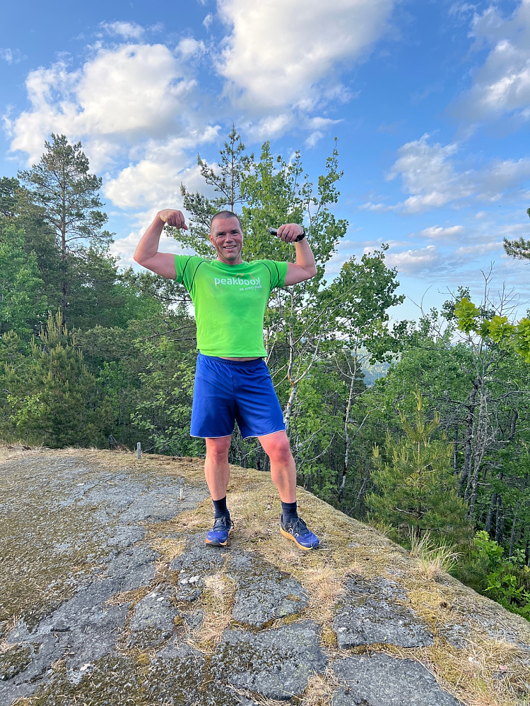 Morten Ironman at the top