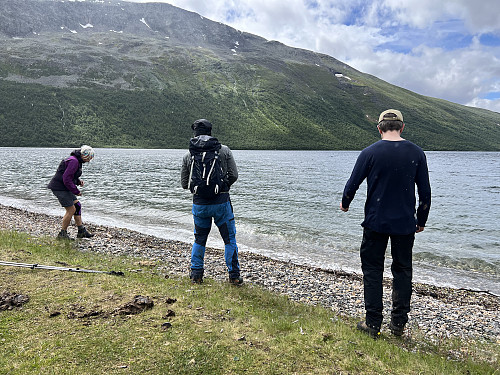 Vi avsluttet turen med fiskesprettkonkurranse - jeg tapte så det suste etter ;-)