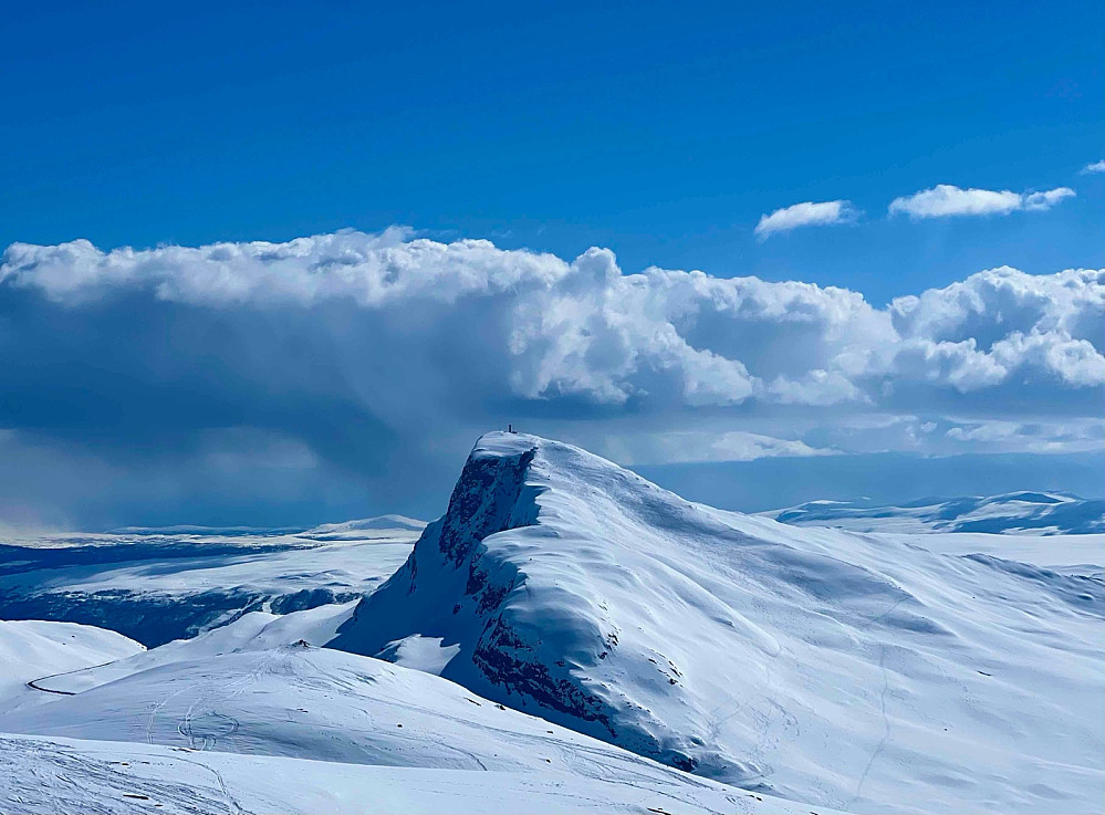 Utsikt mot Bitihorn fra Synshorn