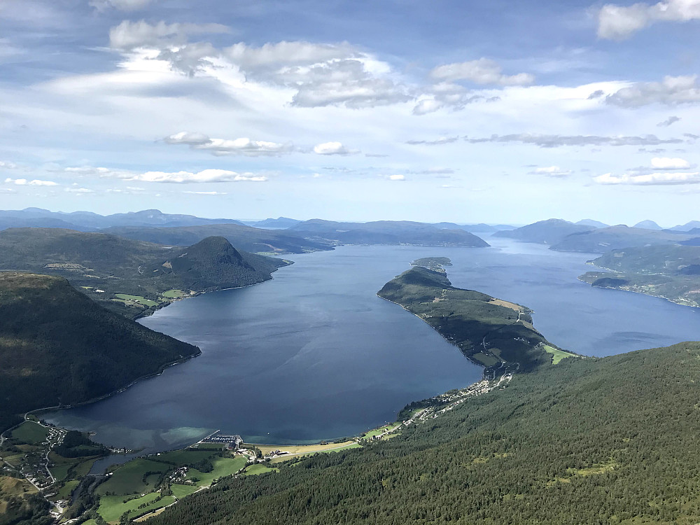 Utsikt fra Stortuva.