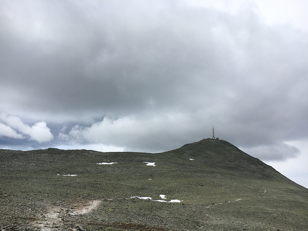 Gaustadtoppen i sikte.