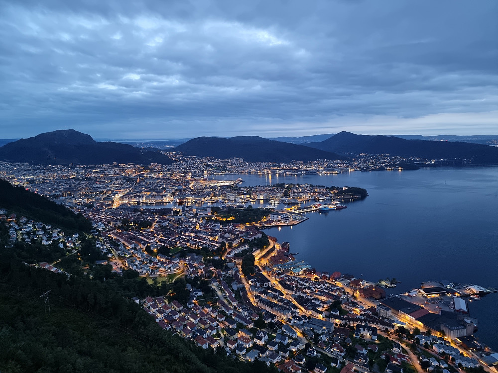 Fra Sandvikspilen på toppen av Stoltzekleiven.