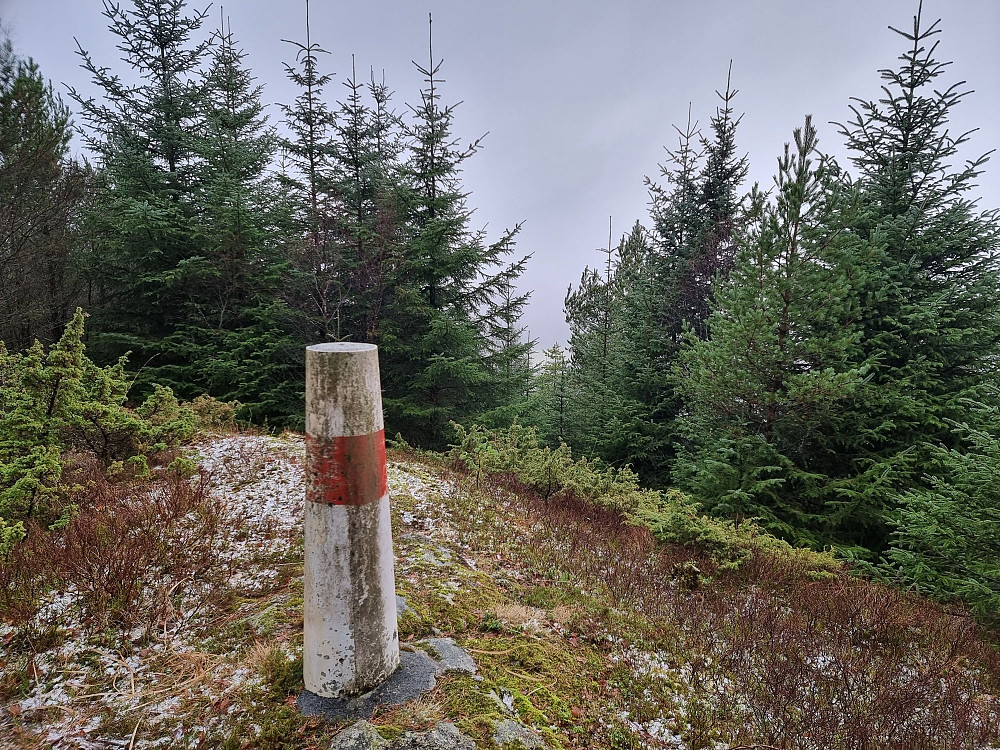 Utsiktspunkt Birkelandsfjellet.