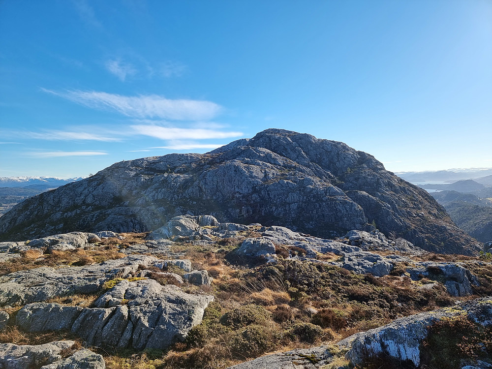 Fra Litlafjellet mot Gaustadfjellet.