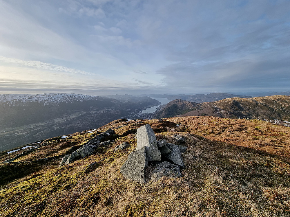 Fra Garnesrinden. Indre Arna i bakgrunnen.