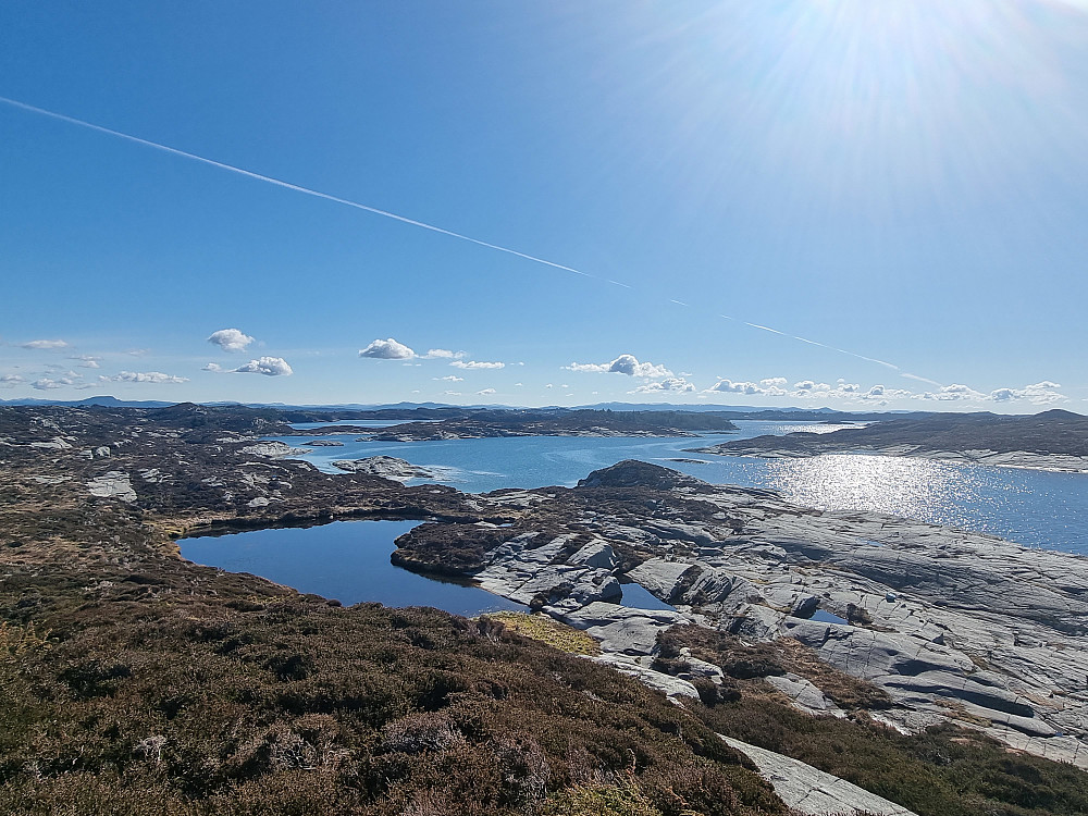 Fra Kvitingsneset mot øst.