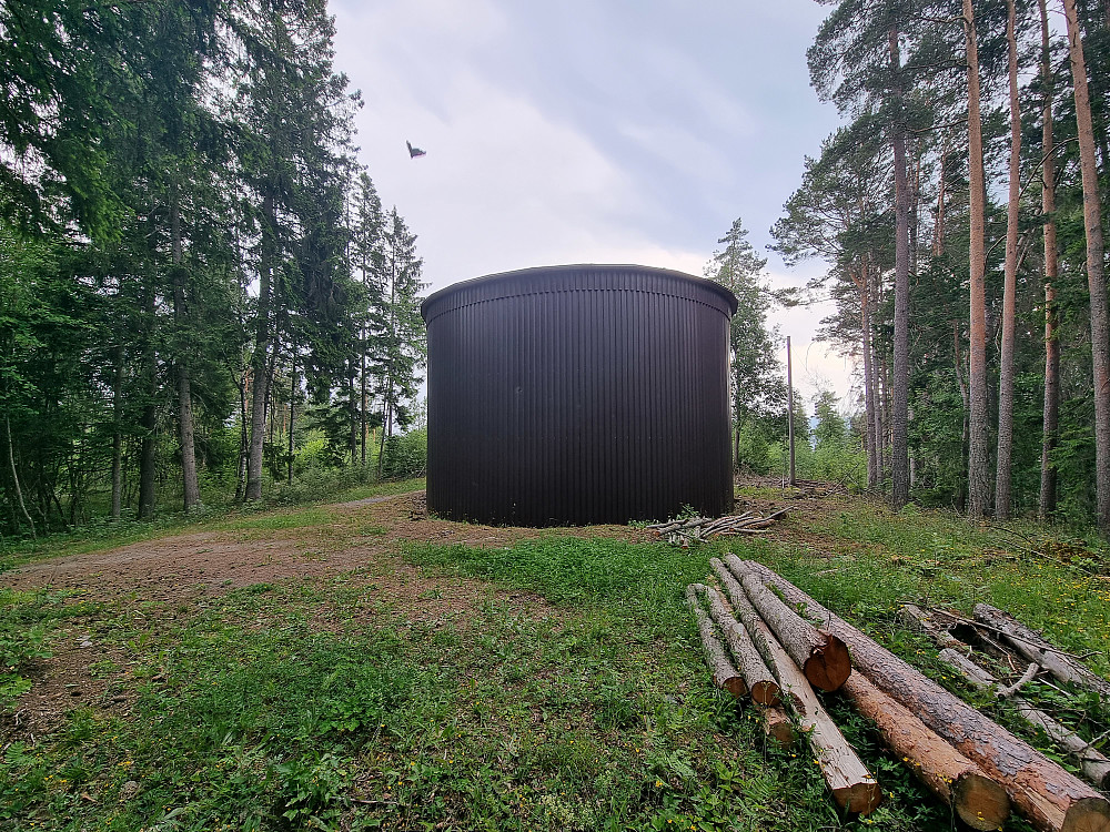 Vanntårn på Leinåsen Vest.