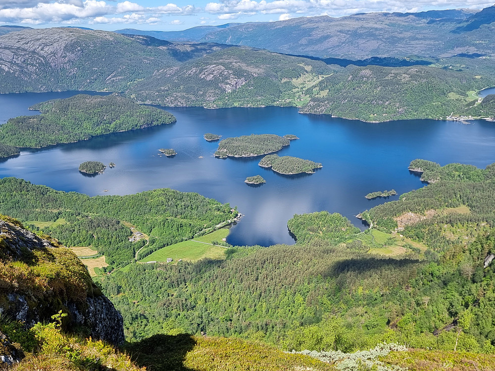 Fra Grånut mot Skogseidvatnet.