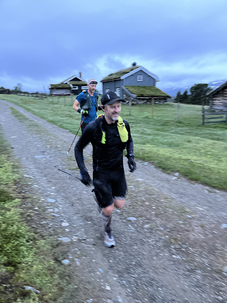 Klarte akkurat å holde farta til Halvor fra Jøldalshytta til Granasjøen.