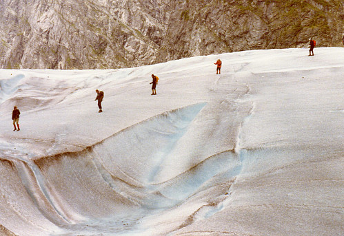 på Austerdalsbreen