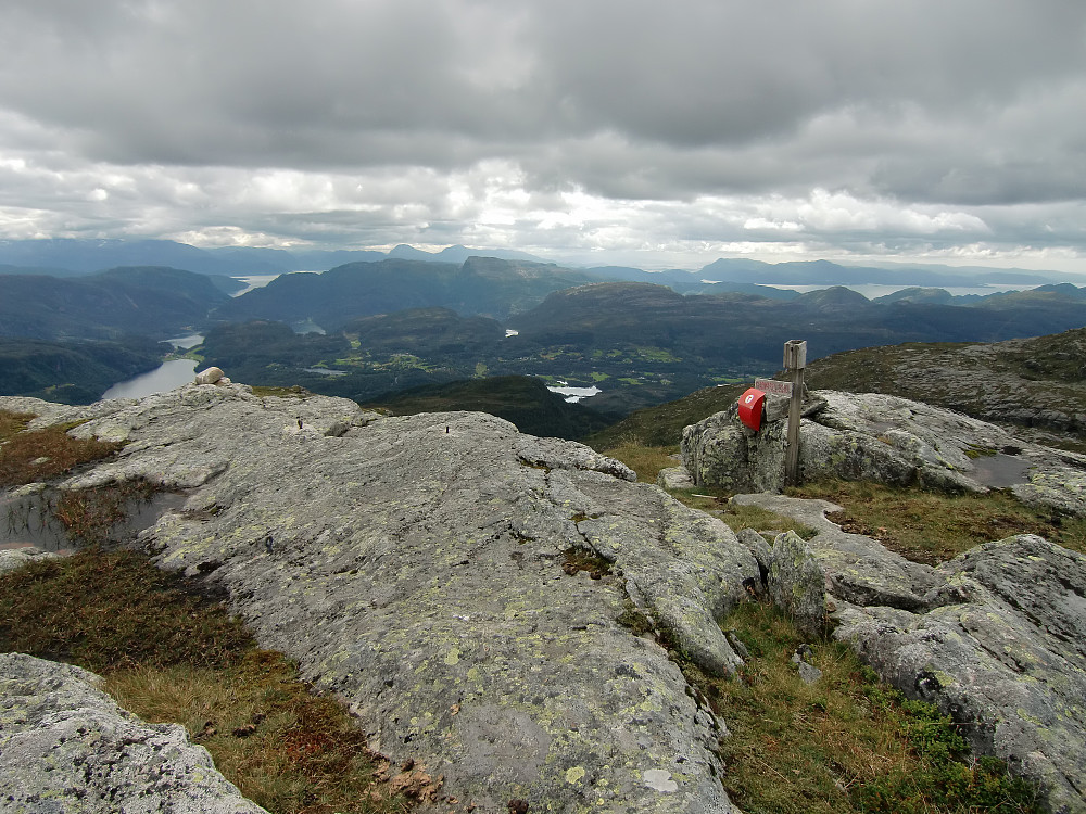 toppen på Kjerringafjell