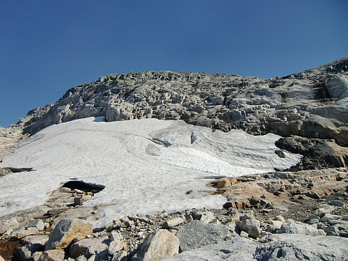 Snøfeltet der vi snudde