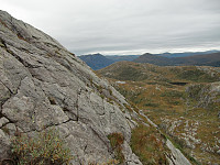 fra skaret opp mot Steinfjellet
