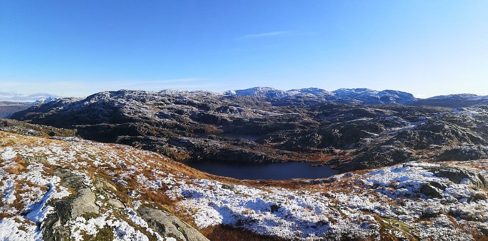 utsikt fra Skorafjellet mot Tveitakvittingen