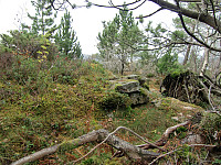 Objekt 2: oppmurt platå