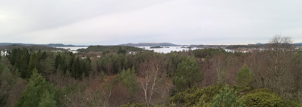 utsikt fra Håsteinen