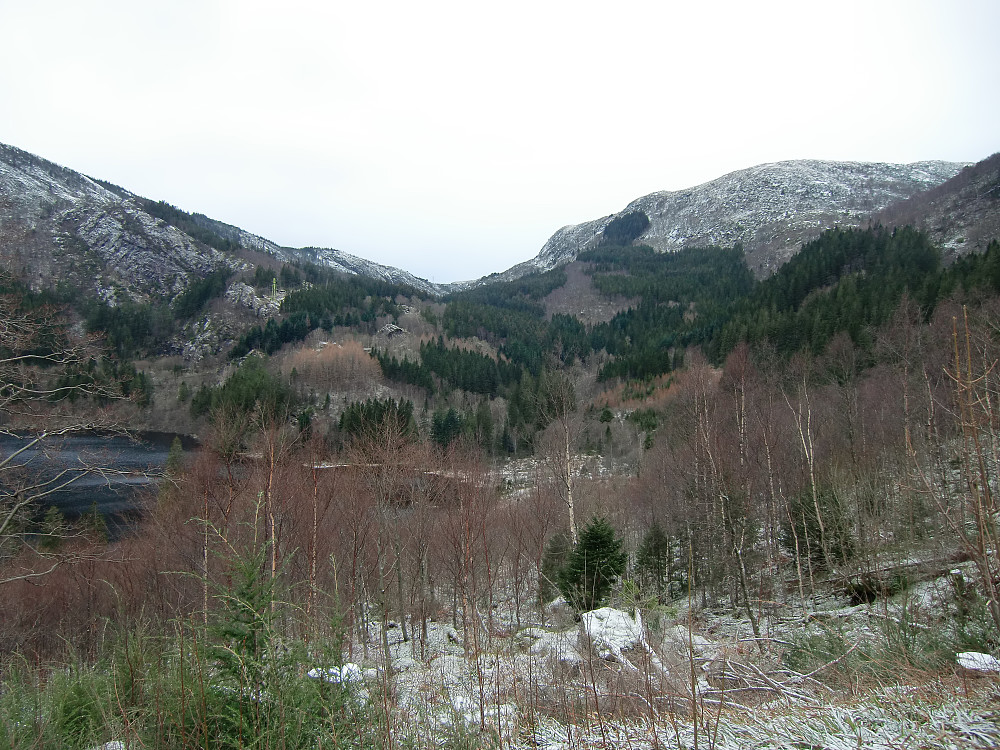 fra Isdalen mot Tarlebødalen