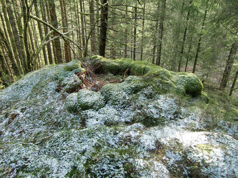gammel ruin nedenfor Storediket