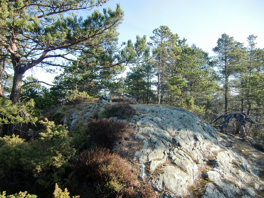 toppen på Kyrkjefjellet 