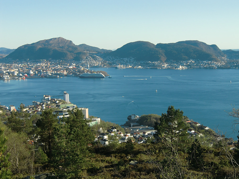 Bergen fra Ørneberget