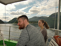 fin båttur med Martin og Karoline