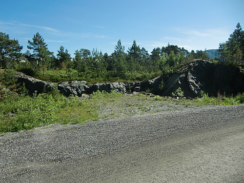 Her begynte en sti som forsvant ganske raskt