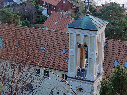 kirketårnet på klosteret Marias Minde
