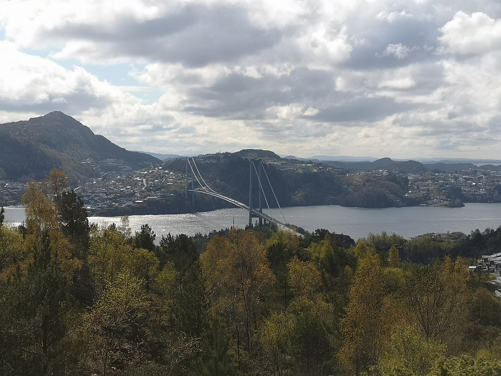 Askøybroen fra Dyrdalsfjellet