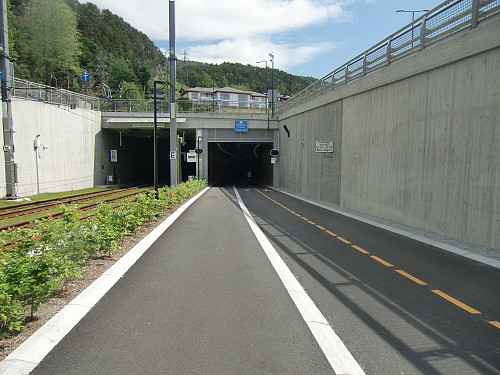 inngangen til tunellen fra Fyllingsdalen