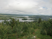 utsikt fra Stakkestøhovda