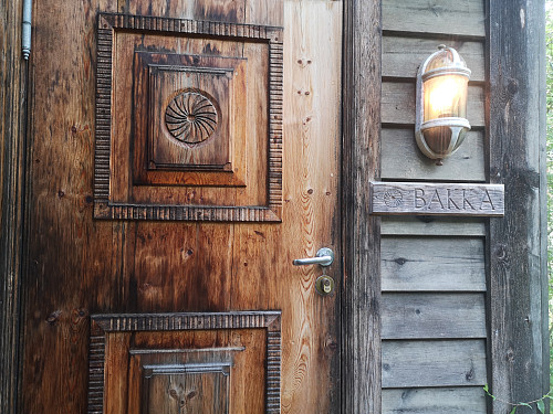 Inngangsdøren til Bakka huset