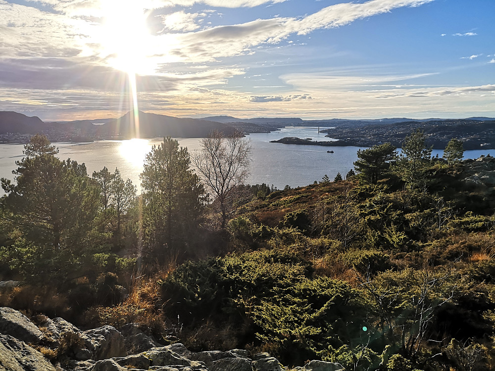 utsikt fra Ørneberget