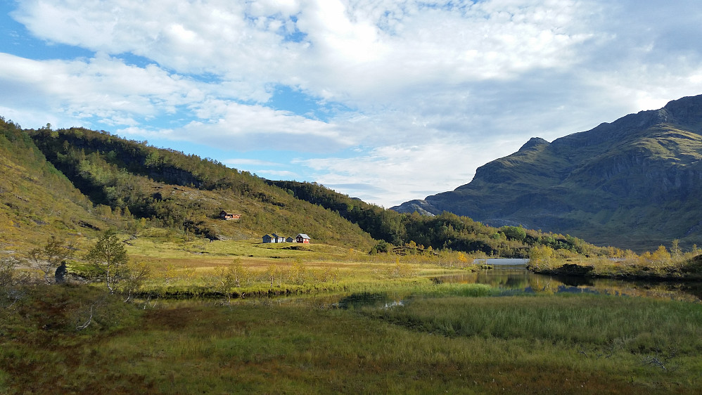utsikt mot stølen Herand