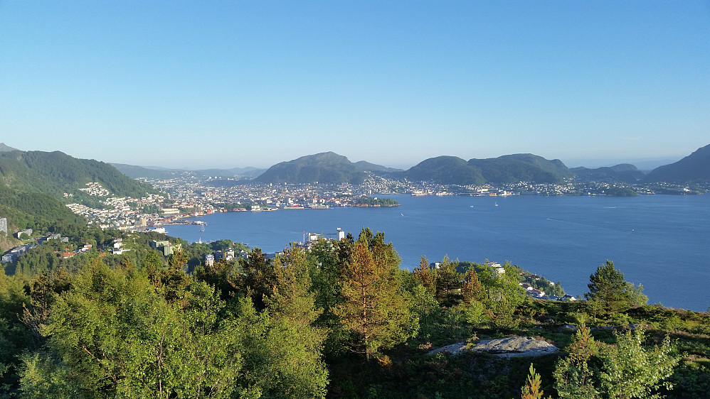 Bergen fra Ørneberget