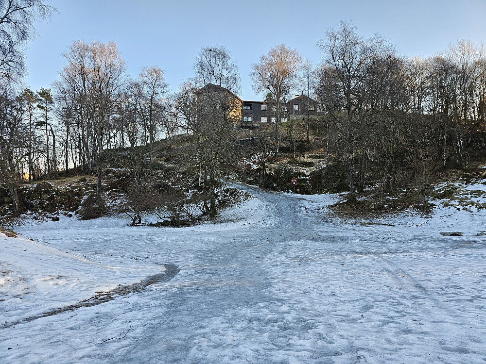 Siljustøl sett fra parken