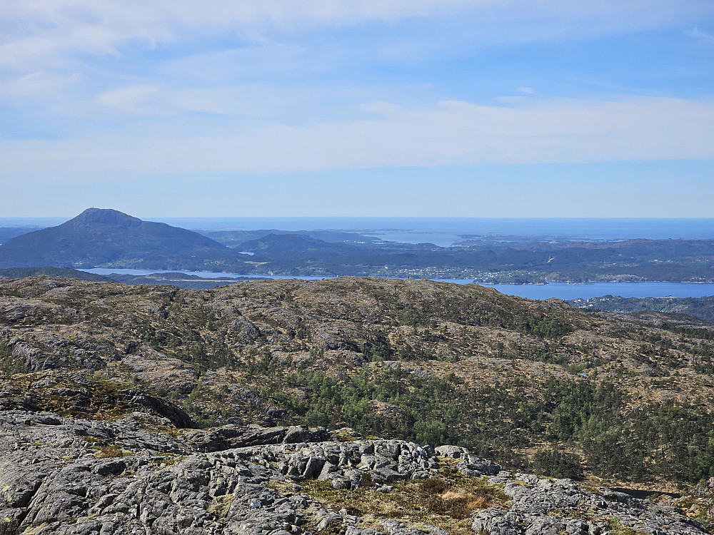 utsikt fra Budalsfjellet mot Bømlo