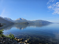 startet helt nede i fjæra, Gygrastolen over fjorden