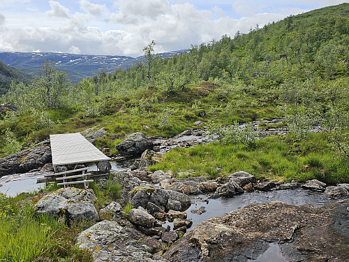 broen over utløpet av Svartavatnet